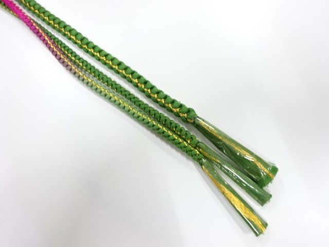  未使用品　正絹　振袖用　手組帯締め